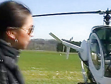 Outdoor Fucking In Fur After Helicopter Ride