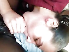 White Bitch Eats Ugly Cum In The Whip