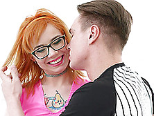 Redhead Amateur Kira Roller Moans During Passionate Fucking