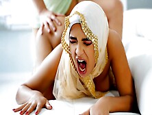 Muslim Beauty With Juicy Boobs Babi Star Bends Over And Takes Wide Rod In Her Booty - Hijab Hookup