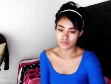Jovencita Colombiana En Su Webcam