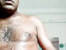 Indian Man Show His Hair Cut Penis
