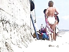 2 Girls Changing At The Beach