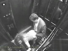 Public Doggystyle Fucking On Elevator Security Camera
