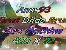 Big Brown Dildo Sex Machine 400 X 95