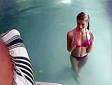 Hot Crystal Ray Gets Fucked Poolside