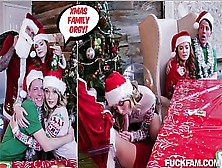 Christmas Family Orgy Ft Charlotte Sins,  Quinton James,  Rion King