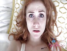 Slim Amateur Redhead With Petite Titties & Braces Gets Cunt Eaten And Rides Dick (Pov) Scarlet Skies