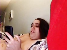Jewish Girl Plays On Webcam