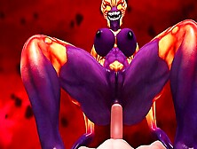 Animated Demon Girl Dominates And Rides Your Cock