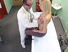 Doctor Decides That He Needs To Examine His Blonde Patient With His Dick