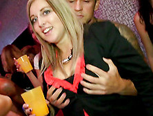 Smutty Amateur With Massive Stunning Tits Being Nailed In A Party Hardcore.