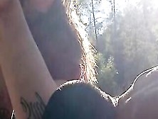 Tatted Hottie Getting Cunt Ate By The River Inside Outdoors