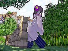 Pussy Makes Minecraft Wall Melt With Her Lady Juices