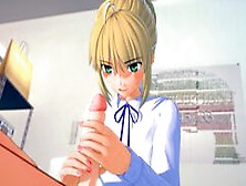 Fate/grand Order:saber Artoria Craves Early Morning Sex (3D Hentai)