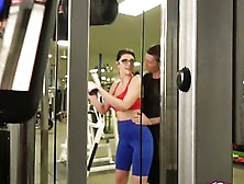 Pov With Cum On Pussy After Great Sex At The Gym