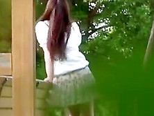 Asian Whore Peeing Park