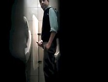 Naughty Men On Public Toilet