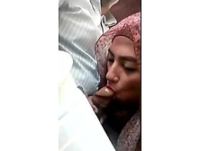 Horny Hijab Teen Sucking Uncle In Car