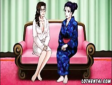 Sexy Hentai Lesbian In Photostudio