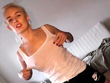 Blonde With Fit Body Pleases Herself With Sex Toys