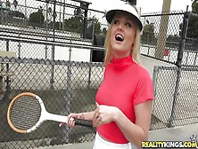 Blonde Milf Picked At The Tennis Club
