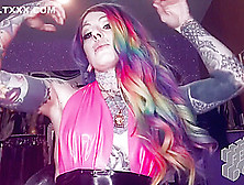 Sissy Brainwash Amsr Whisper Latex Femdom Rainbow Hair Tattooed Mistress Suicide Girl Slave Dominati
