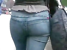 Good-Looking Babe With Round Ass Having A Long Walk