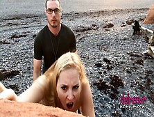 Honey Moon And Delirious Hunter - Amateur Couple Sex On The Beach (Nova Scotia)