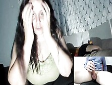 Bimbo Ex-Wife See Random Bro Stroke And Cum While Her Hubby Sl**p Next To Her