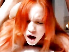Cum On Face Facial Cumshot Of A Redheade