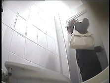 Grandma Shitting In A Public Bathroom