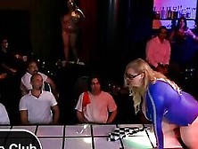 Blubbery Stripper In The Club Gives For A Very Curvaceous Fee