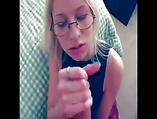 Cumming On Her Glassesx