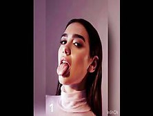 Dua Lipa Try To Not Cum With Metronome Challenge