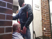 Tough Skinhead From The Threshold Fucks The Throat Of A Policeman With Big Dick