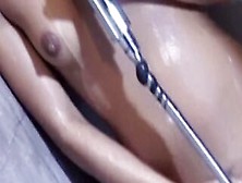 Dripping Thin Shower 19 Year Old Finger Bang Her Vagina