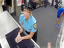 Pawning Police Babe Screwed From Behind