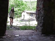 Lolly Pop Is Masturbating And Getting Orgasm In The Abandoned Place