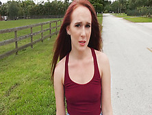 Ginger Cutie Is Ready To Suck At The Street Blowjobs "lost Ride"