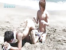 Asian Beach Anal