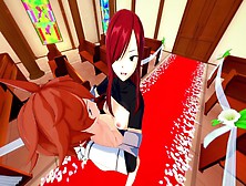 Heavenly Sex With Erza Scarlet - Fairy Tail Porn
