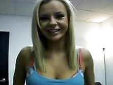 Blonde Bombshell Bree Olson Gives A Close Up Of Her Sweet Sn...