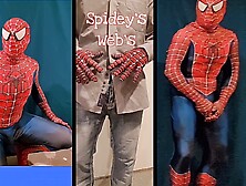 Spidermans Cock And Spiidersmans Cumshot Cosplay Spidey's Web's