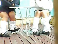 Asian Schoolgirls Lying On The Bed Uncovering Panty Upskirts Gtn-001