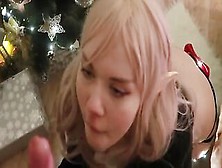 Sexual Sis Getting Anal Plowed For Xmas