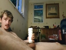 Skinny Twink Experiments With Fleshlight Pt. 1