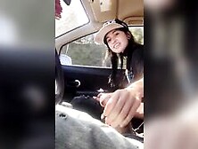 Lesbo Give Friend Hand Job Inside Vehicle