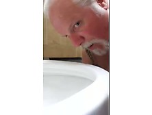 Guy Trepanier Licks A Filthy Public Toilet Bowl