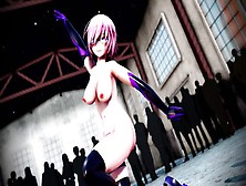 Mmd R18 Mash Kyrielight Fate Grand Order Holy Knight Was Order To Become Holy Whore 3D Anime